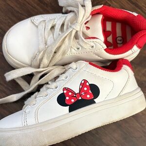 Disney Kids Sneakers with Red and White Design